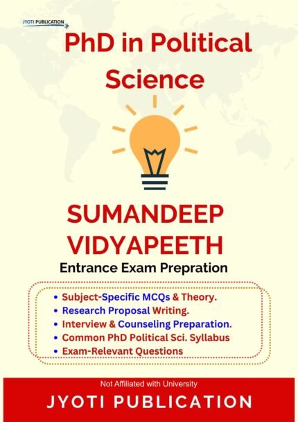 Sumandeep Vidyapeeth - PhD in Political Science Entrance Exam Preparation Guide