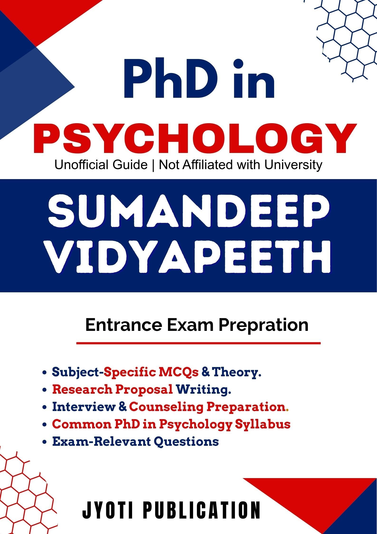 Sumandeep Vidyapeeth PhD in Psychology Entrance Exam