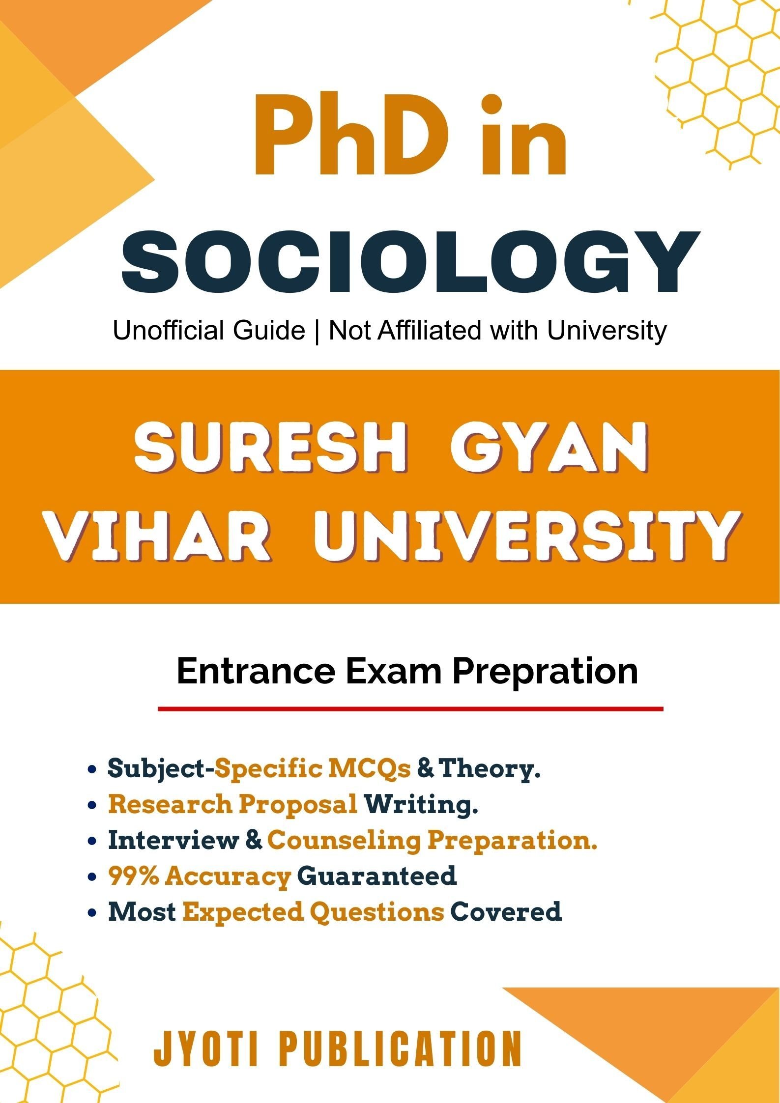 Suresh Gyan Vihar University PhD in Sociology Entrance Exam