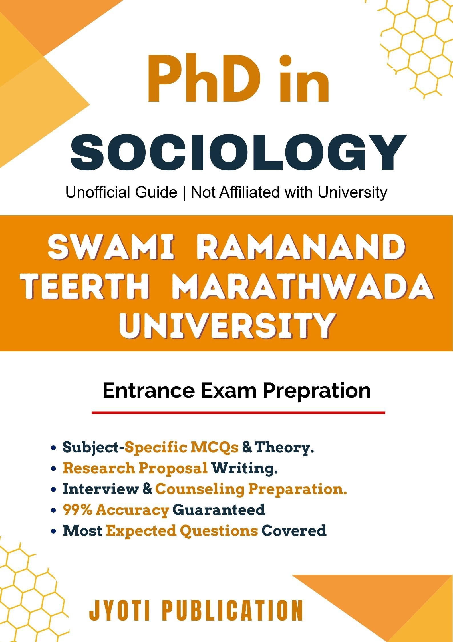 Swami Ramanand Teerth Marathwada University PhD in Sociology Entrance Exam