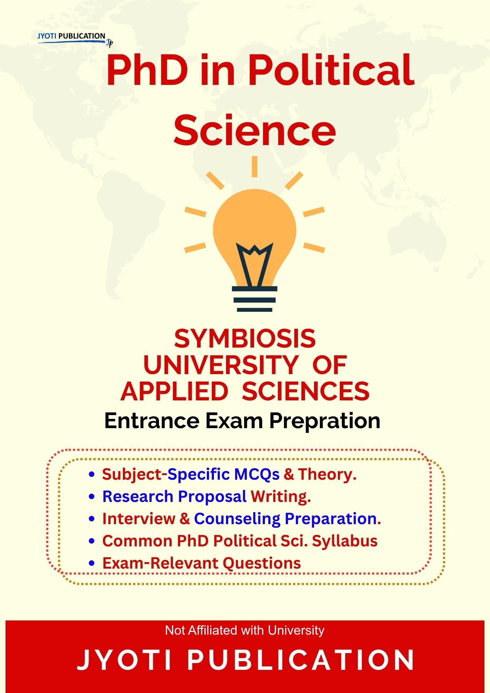 Symbiosis University of Applied Sciences PhD in Political Science Entrance Exam PhD in Political Science Entrance Exam