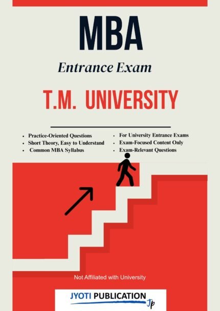 T.M. University - MBA Entrance Exam Preparation Guide