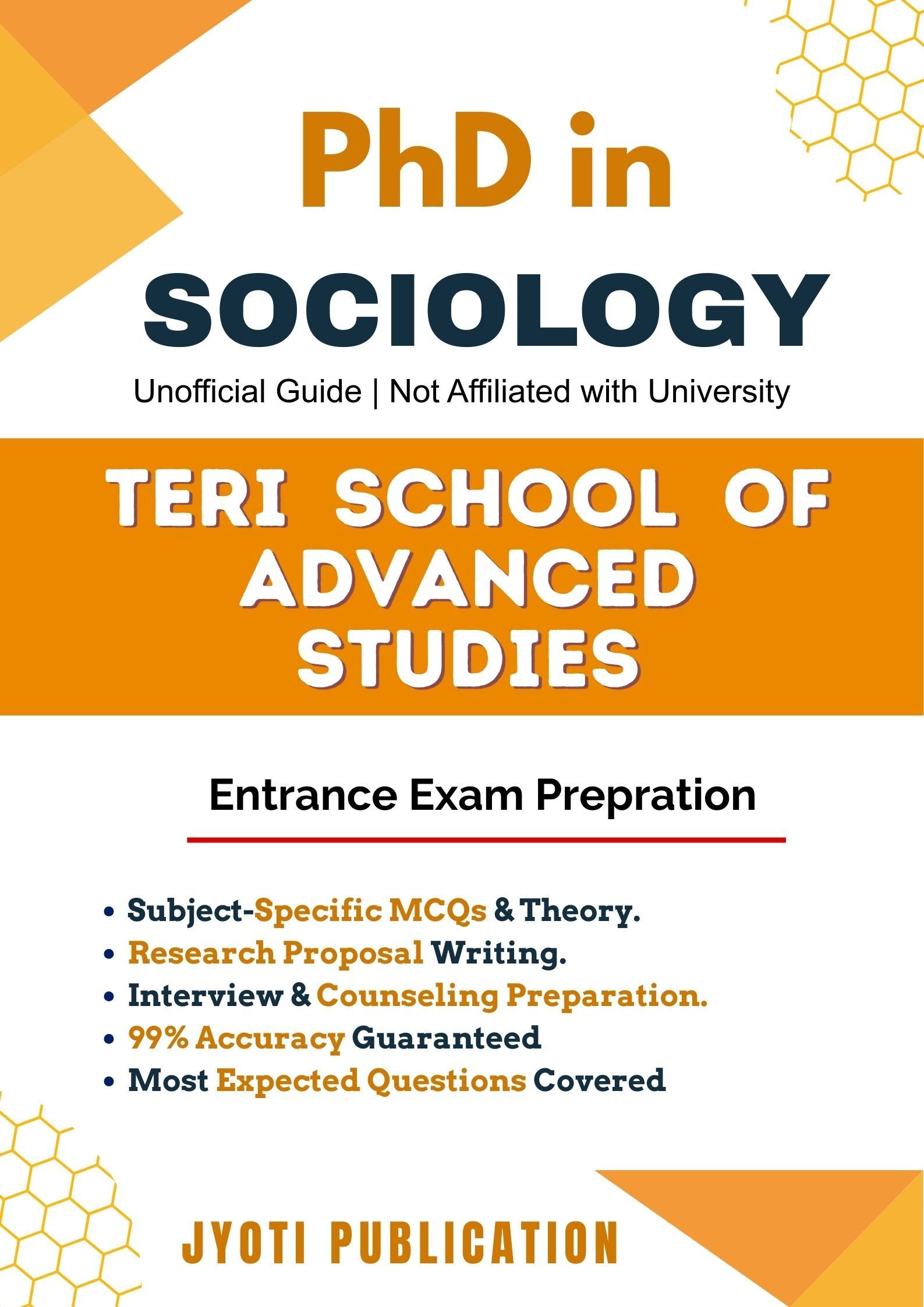 TERI School of Advanced Studies PhD in Sociology Entrance Exam