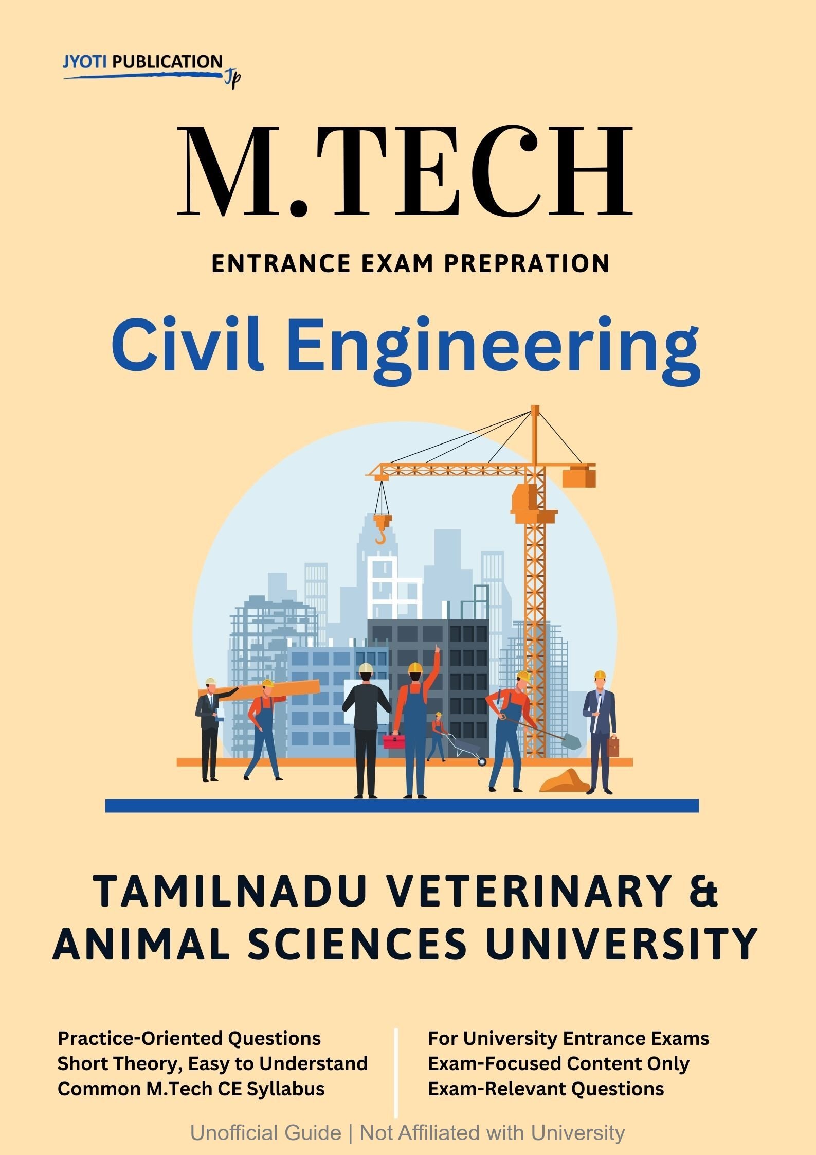 Tamilnadu Veterinary & Animal Sciences University M.Tech in Civil Engineering Entrance Exam