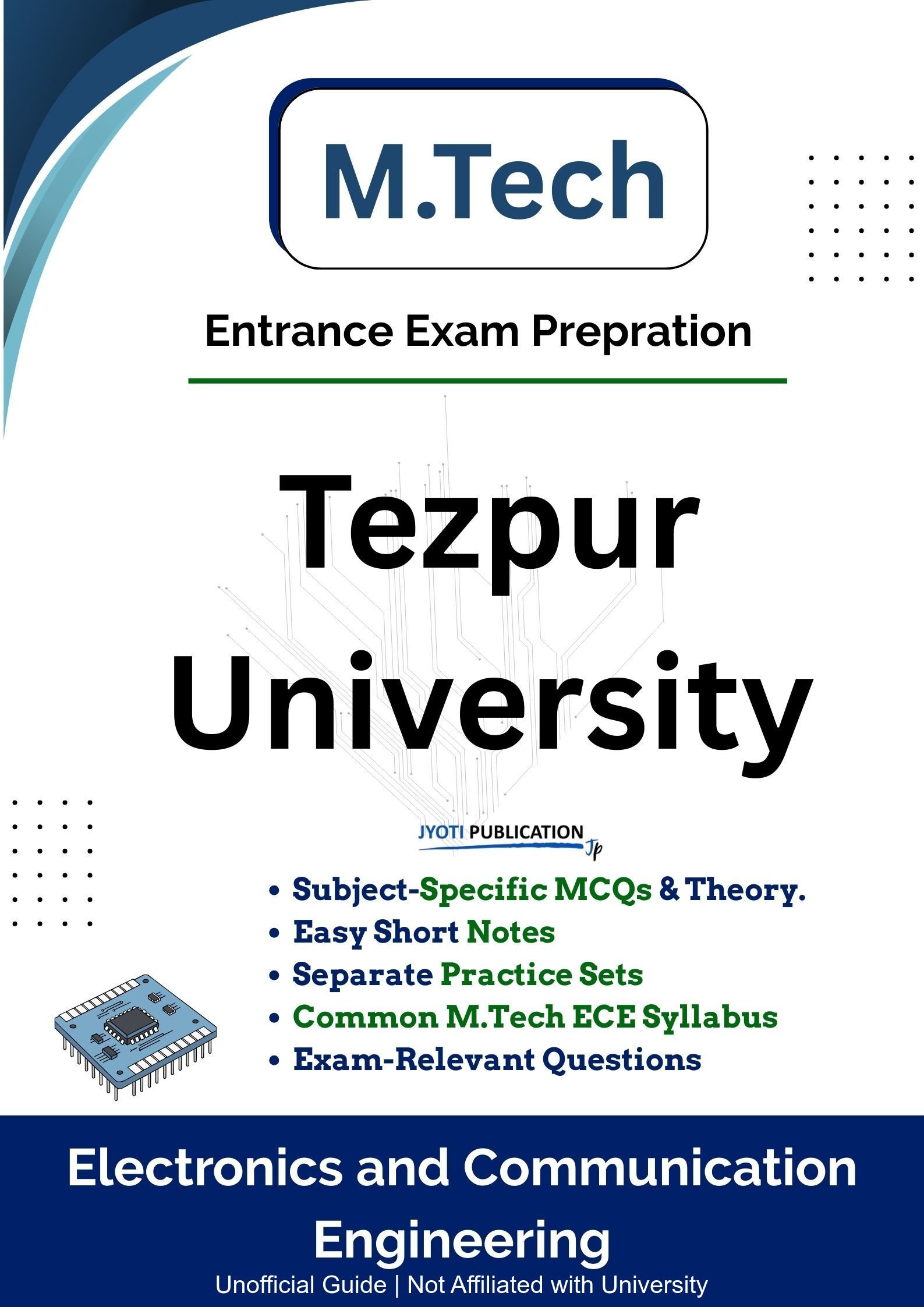 Tezpur University M.Tech in Electronics & Communication Engineering Entrance Exam Book
