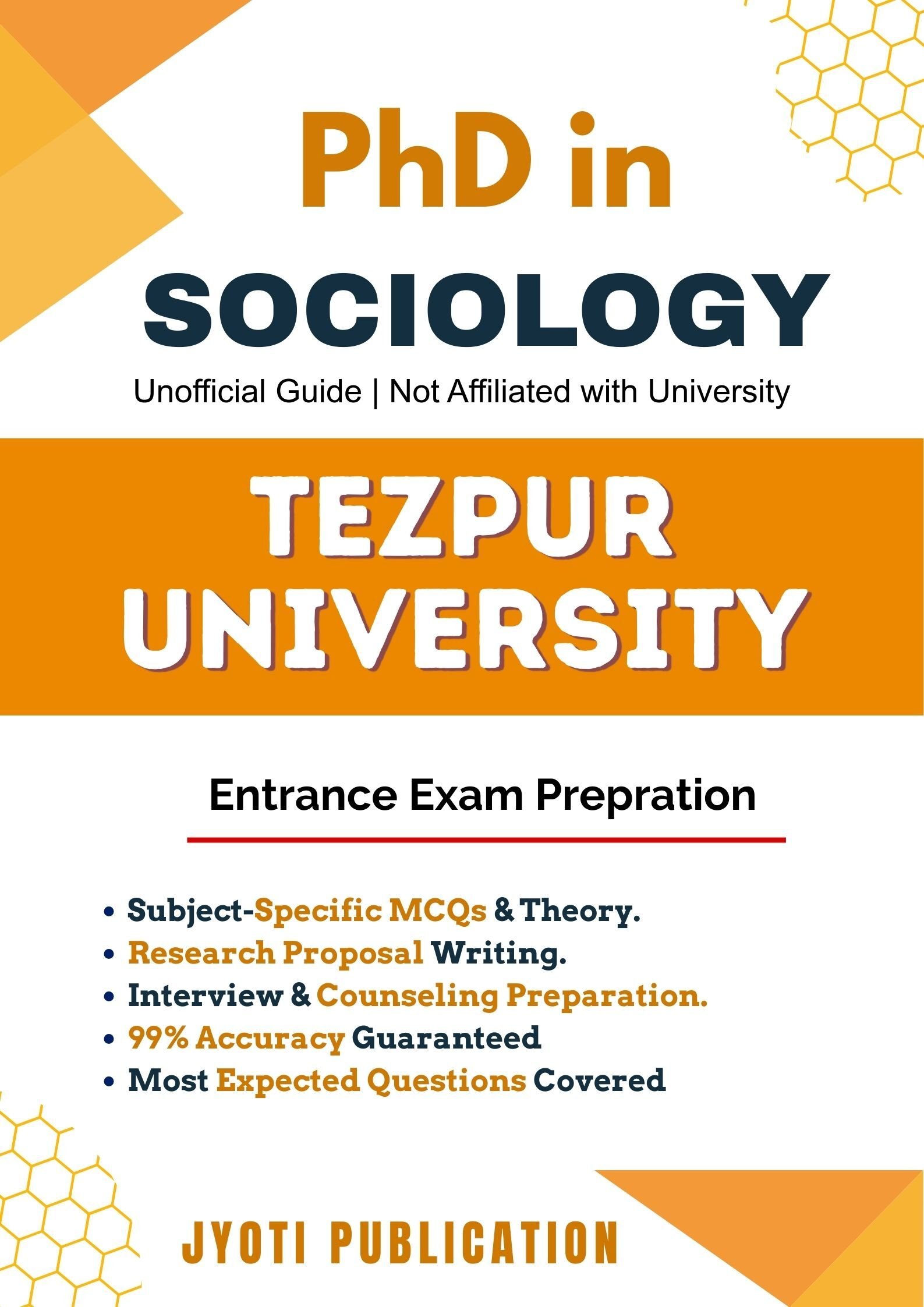 Tezpur University PhD in Sociology Entrance Exam