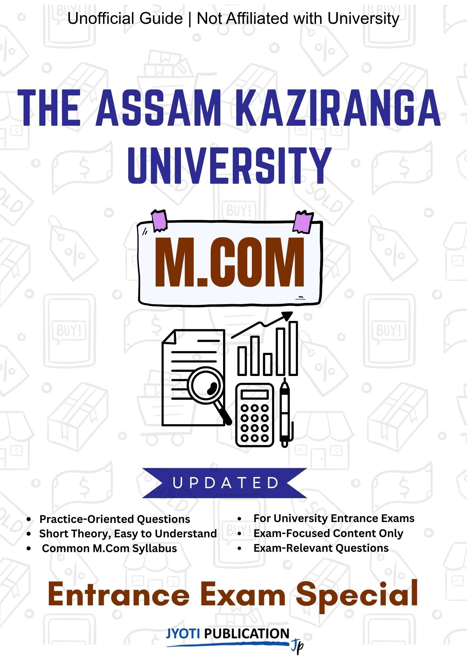 The Assam Kaziranga University M.Com Entrance Exam