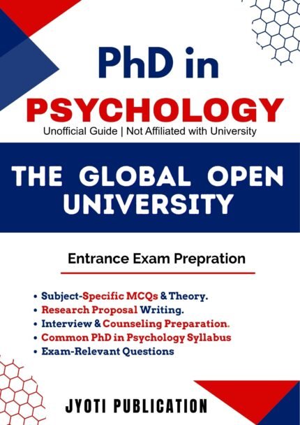 The Global Open University - PhD in Psychology Entrance Exam Preparation Guide