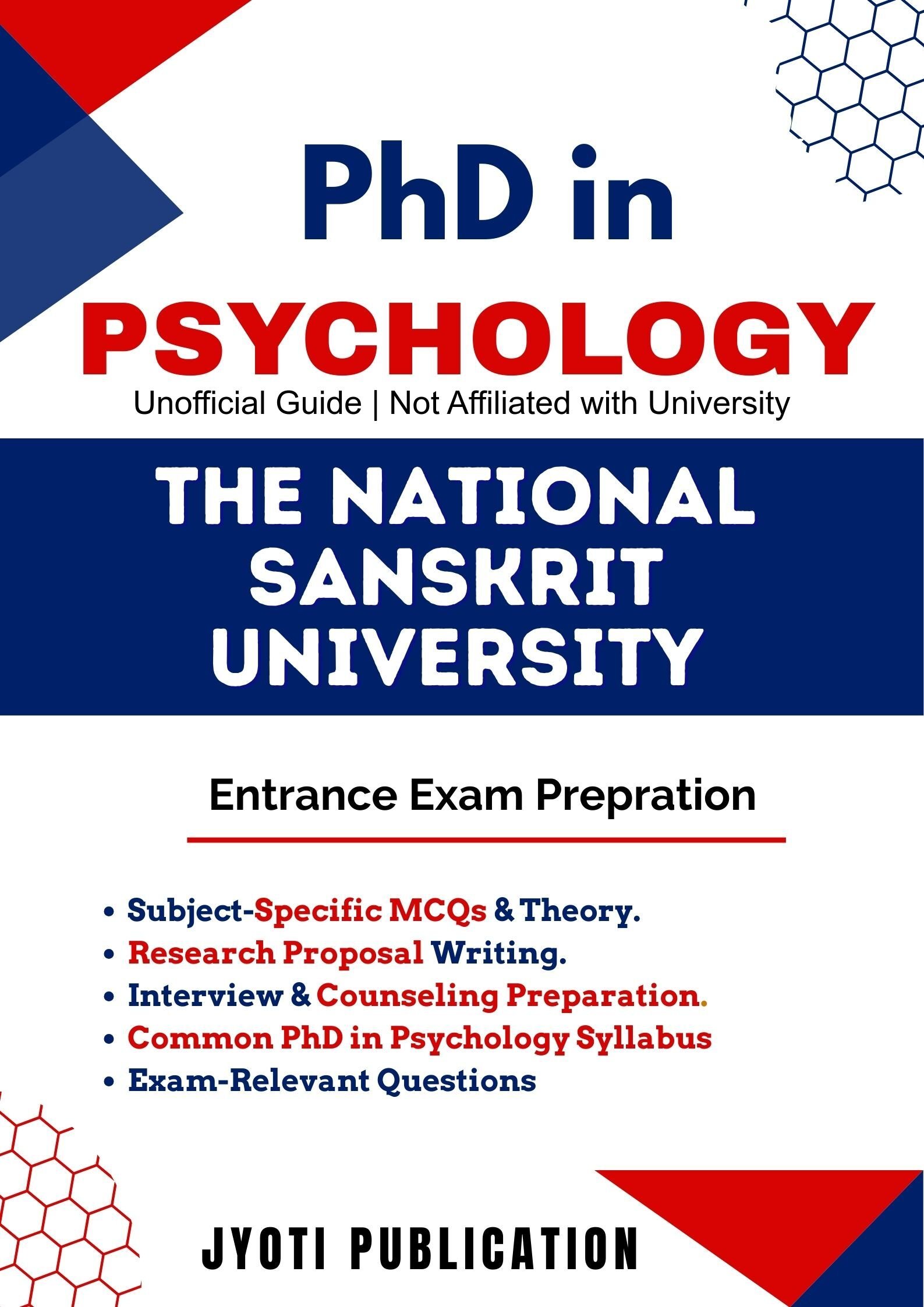 The National Sanskrit University PhD in Psychology Entrance Exam