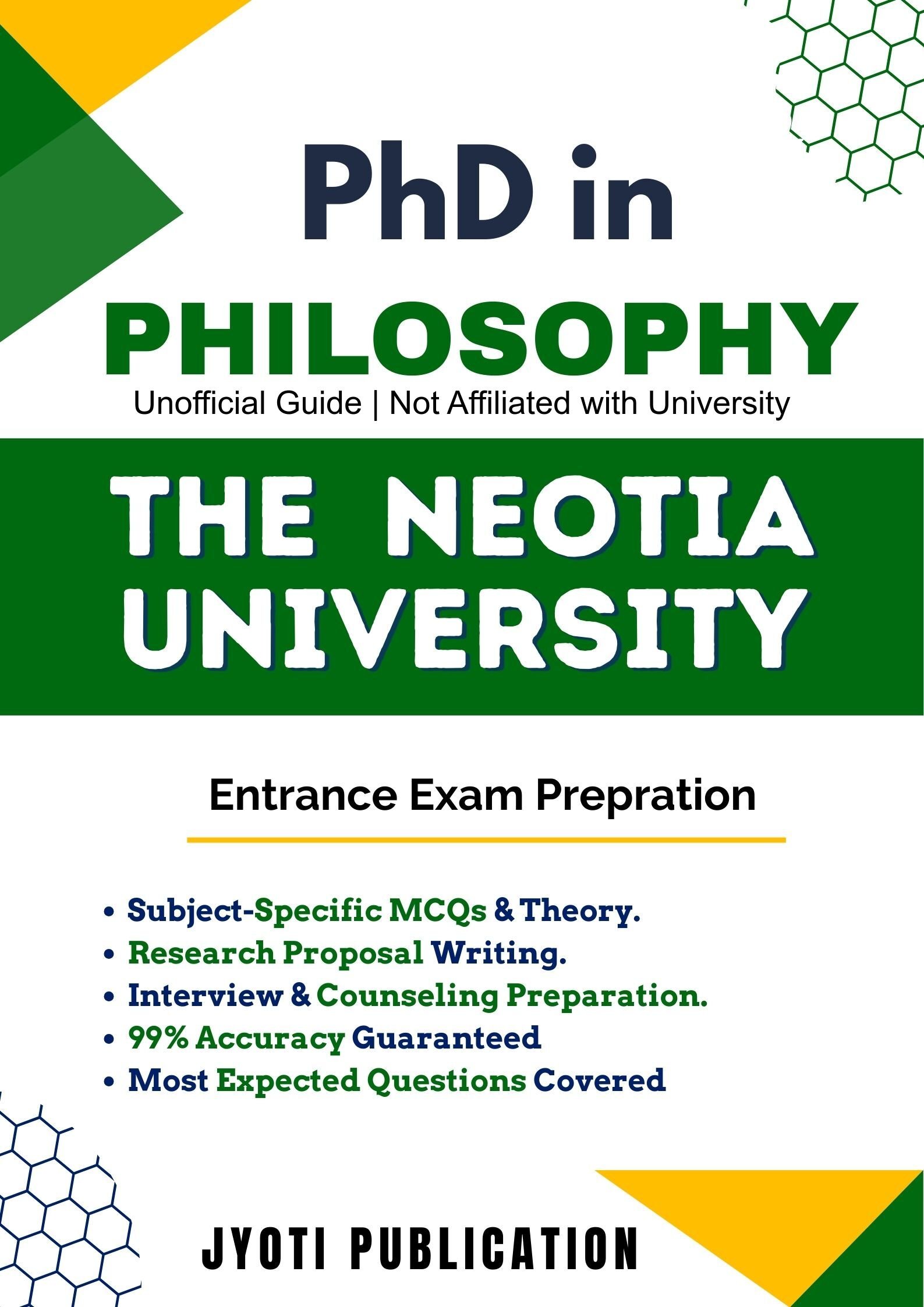 The Neotia University PhD in Philosophy Entrance Exam