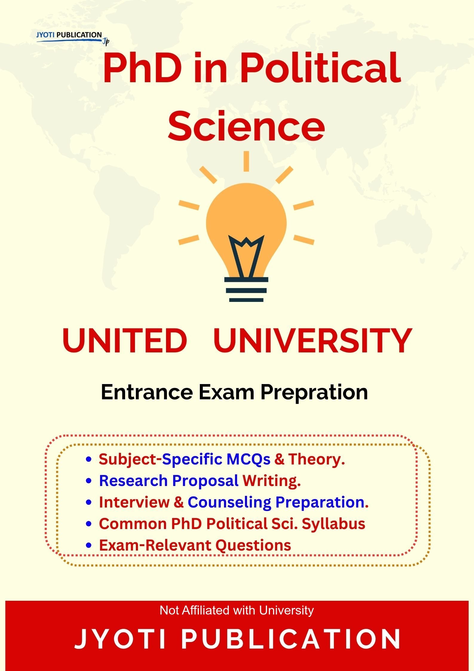United University PhD in Political Science Entrance Exam PhD in Political Science Entrance Exam