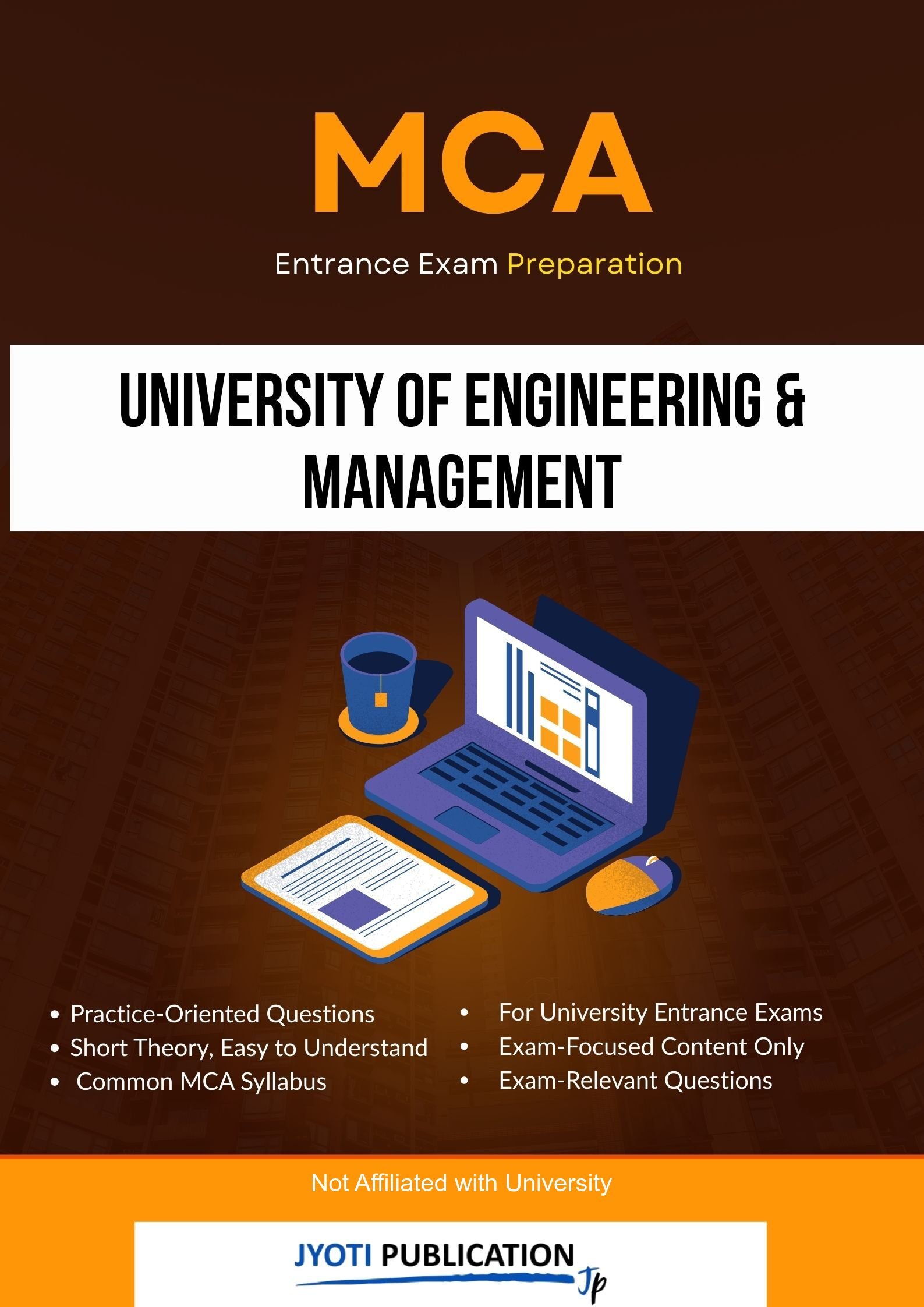 University of Engineering & Management MCA Entrance Exam Preparation book