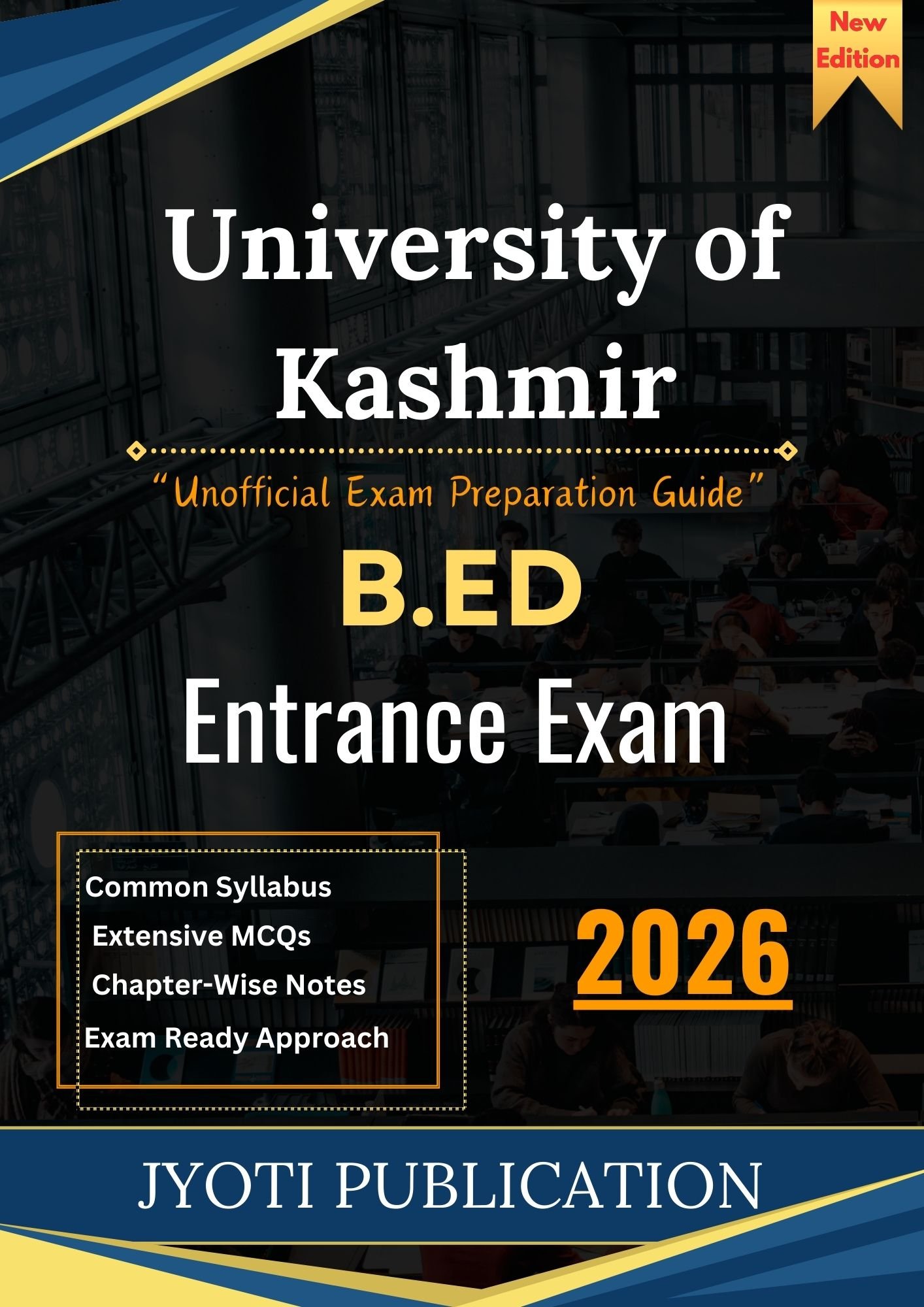 University of Kashmir B.Ed Entrance Exam Book