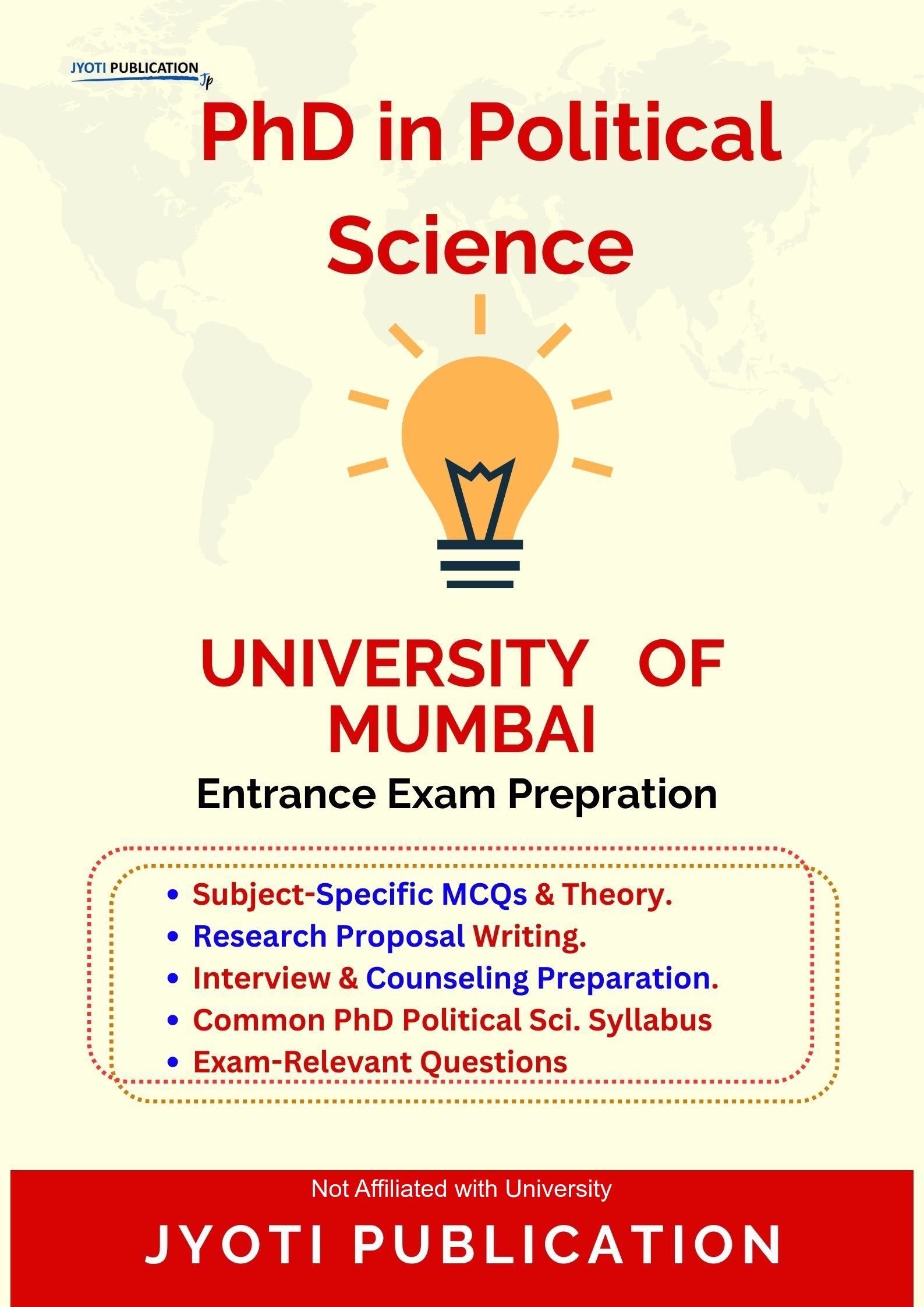 University of Mumbai PhD in Political Science Entrance Exam PhD in Political Science Entrance Exam