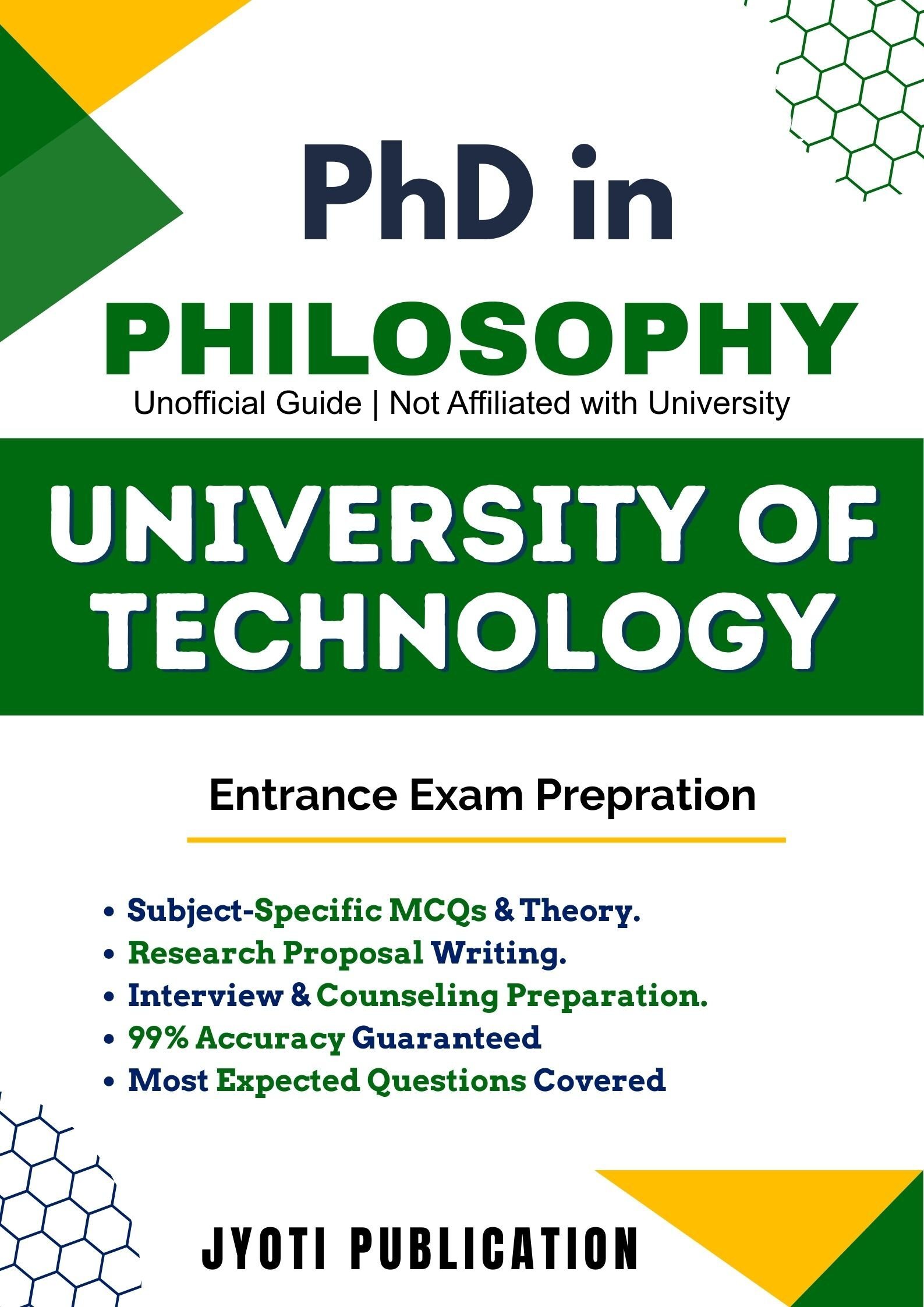 University of TechNology PhD in Philosophy Entrance Exam