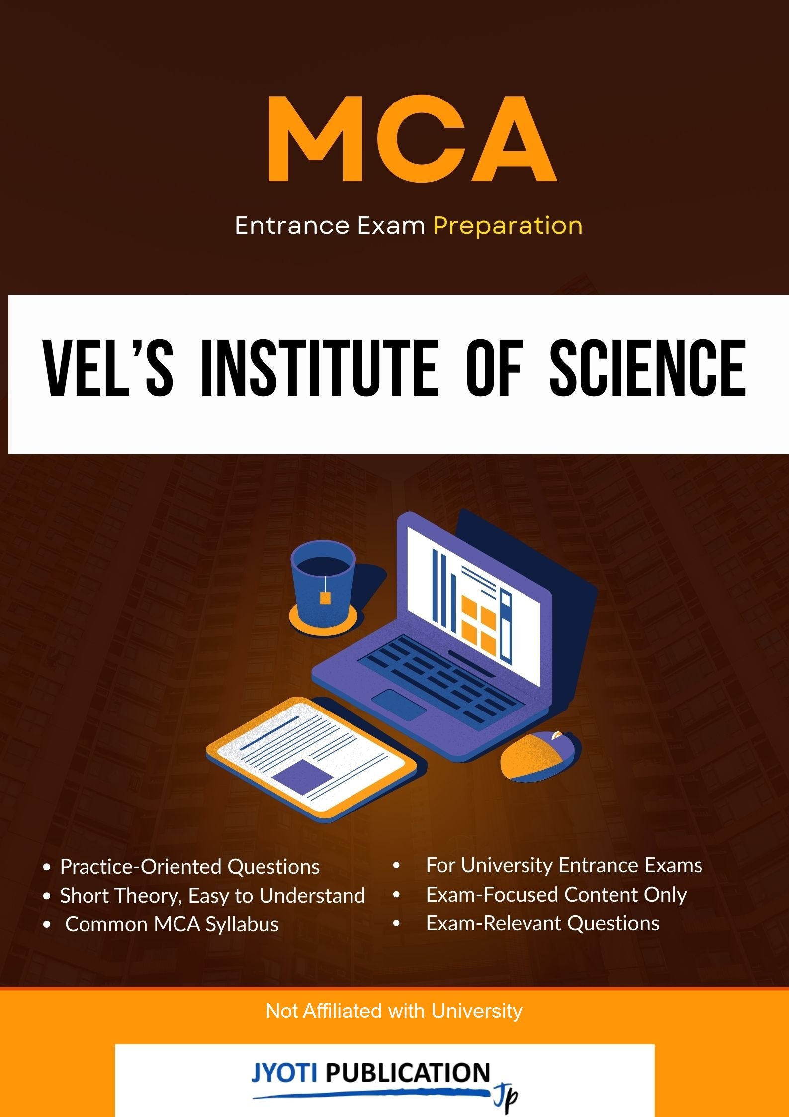 Vel’s Institute of Science MCA Entrance Exam Preparation book