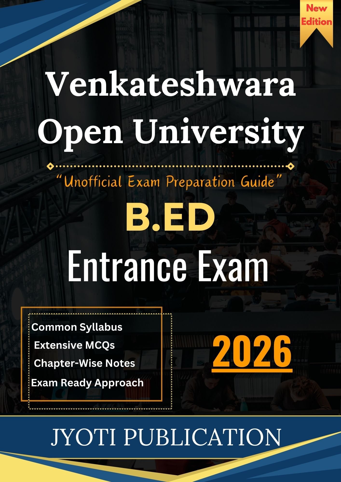 Venkateshwara Open University B.Ed Entrance Exam Book