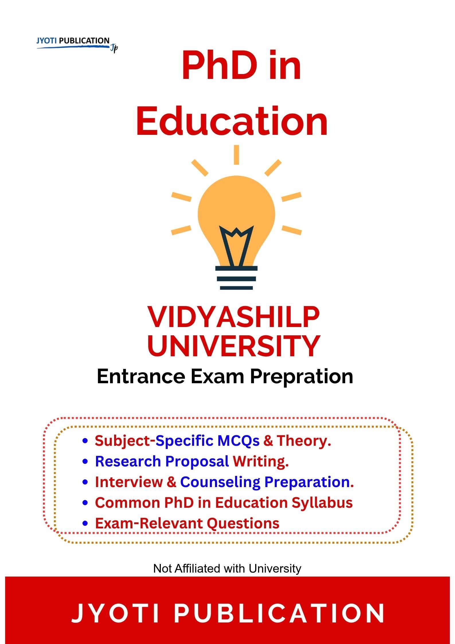 Vidyashilp University PhD in Education Entrance Exam