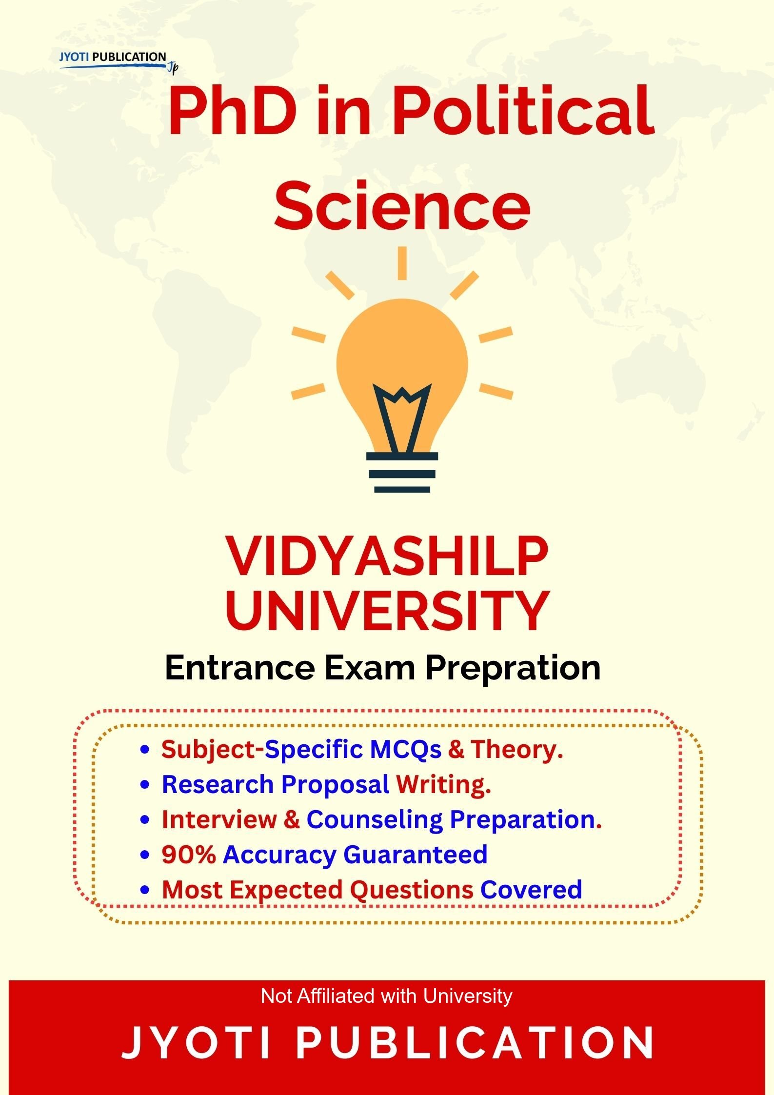 Vidyashilp University PhD in Political Science Entrance Exam PhD in Political Science Entrance Exam