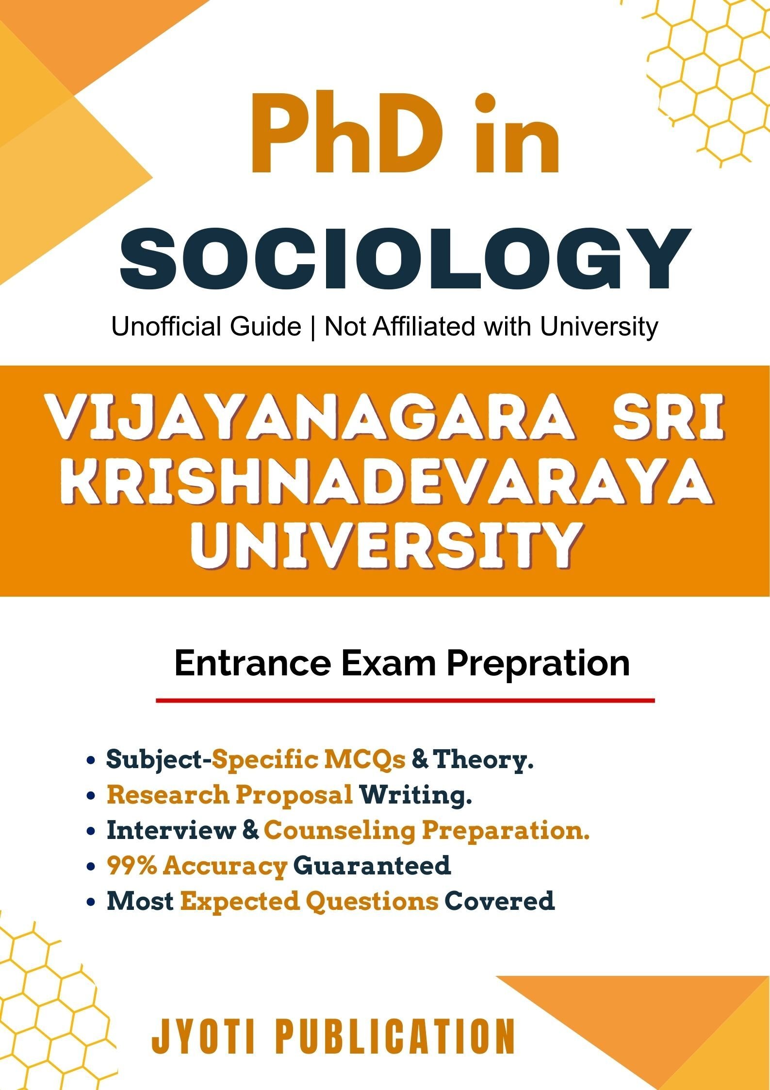 Vijayanagara Sri Krishnadevaraya University PhD in Sociology Entrance Exam