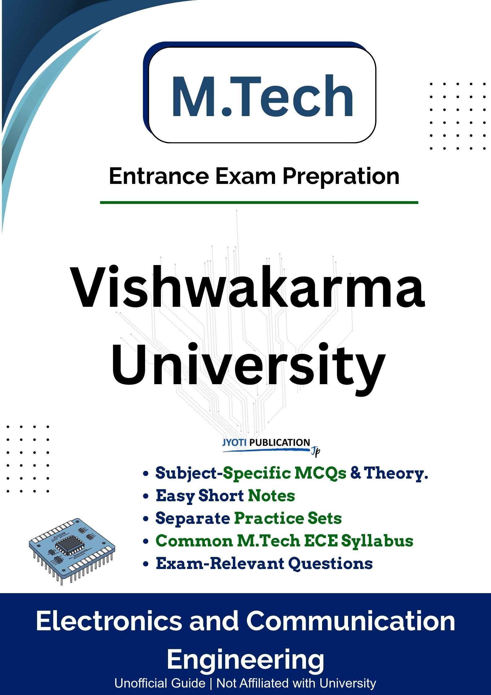 Vishwakarma University M.Tech in Electronics & Communication Engineering Entrance Exam Book