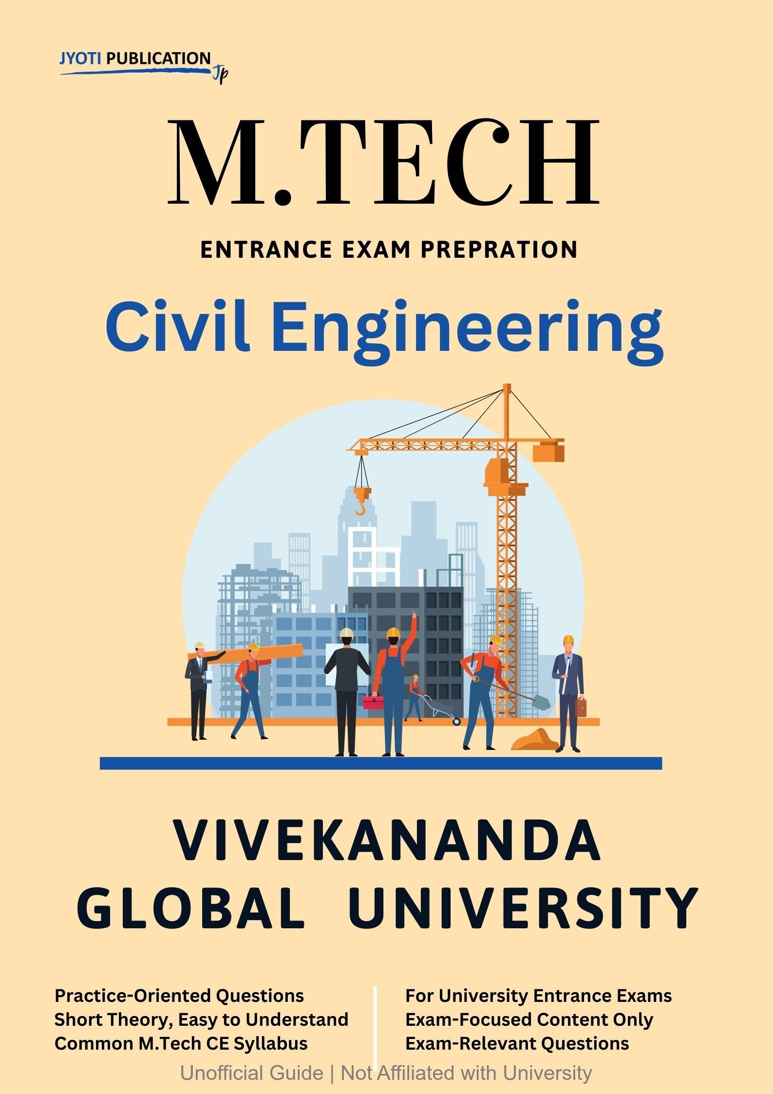 Vivekananda Global University M.Tech in Civil Engineering Entrance Exam