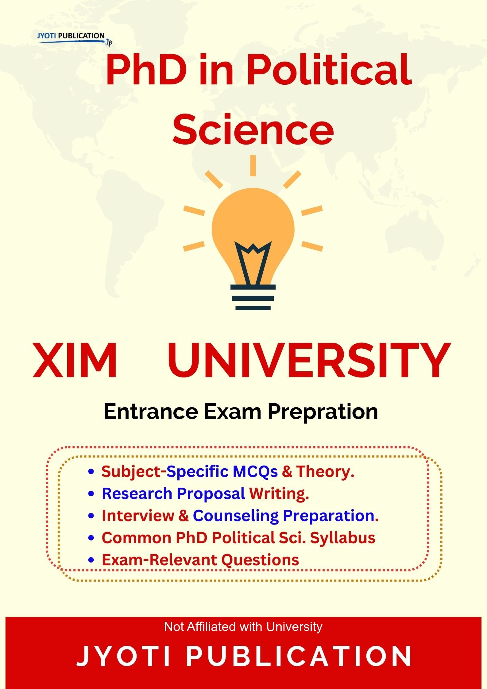 XIM University (Formerly Xavier University) PhD in Political Science Entrance Exam PhD in Political Science Entrance Exam