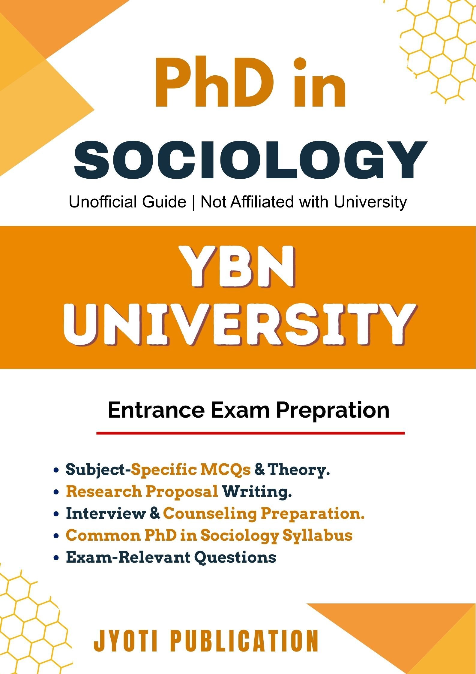 YBN University PhD in Sociology Entrance Exam