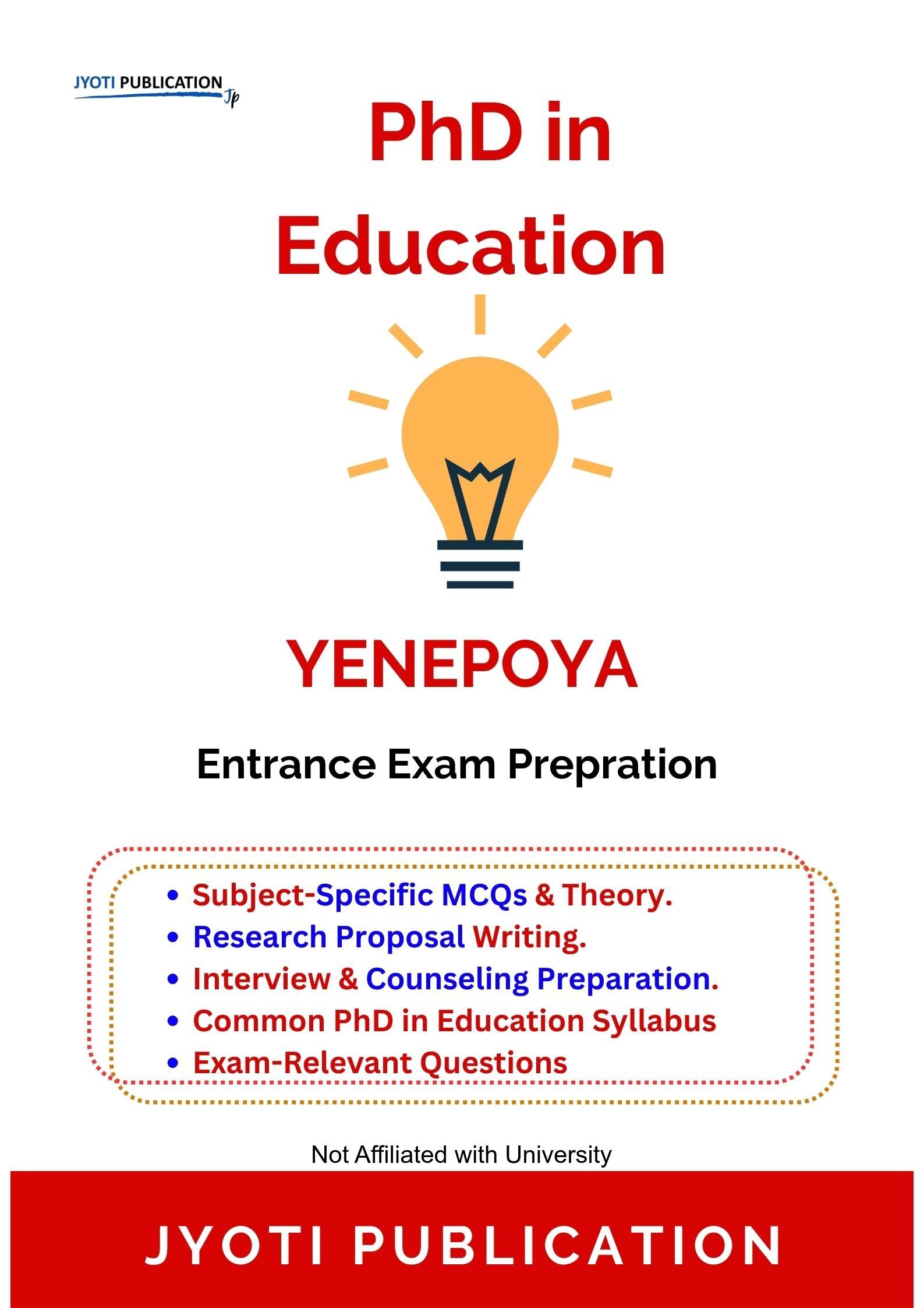 Yenepoya PhD in Education Entrance Exam