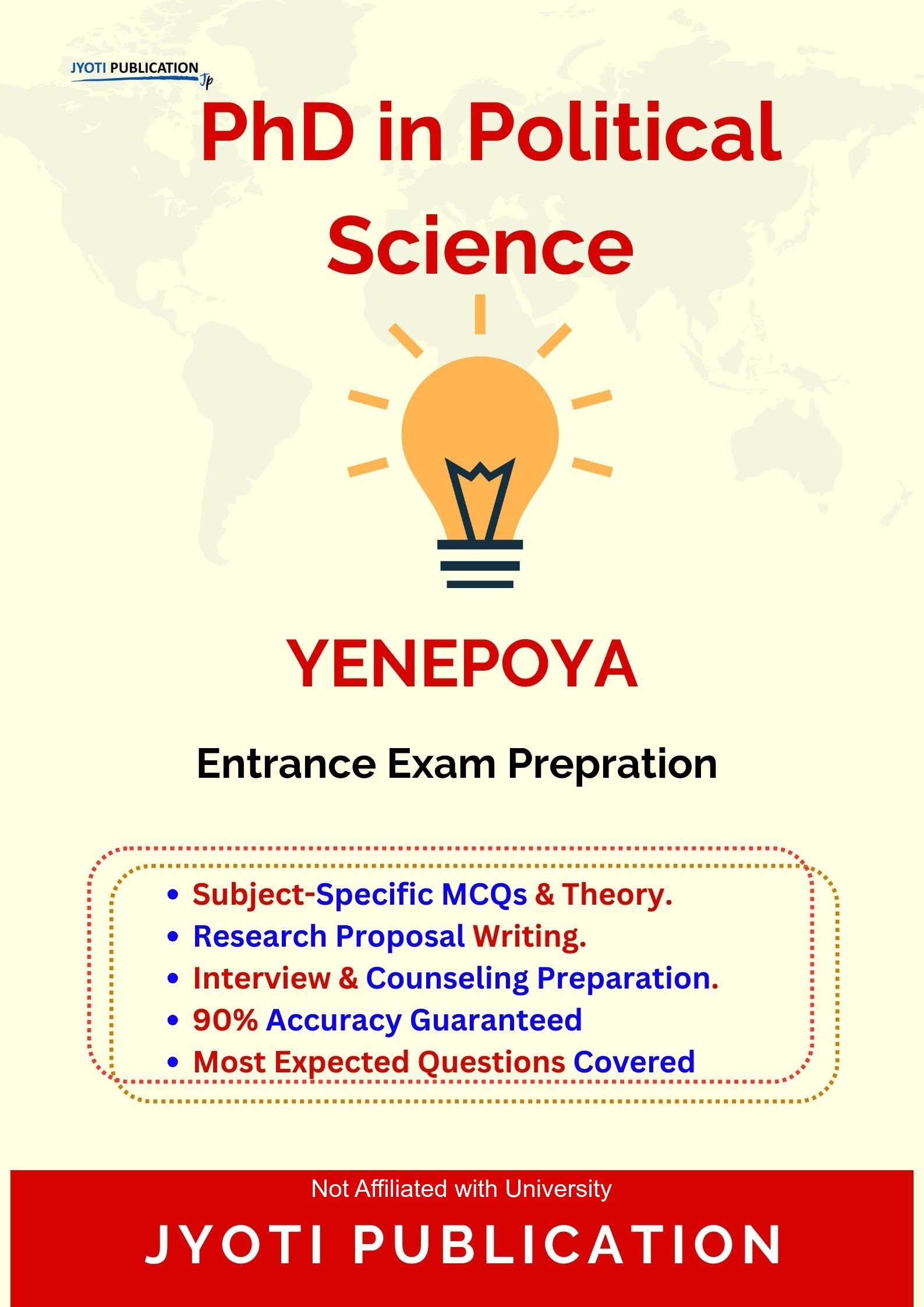 Yenepoya PhD in Political Science Entrance Exam PhD in Political Science Entrance Exam